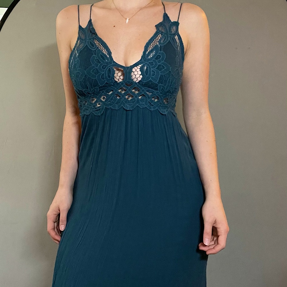 Free People Boho Maxi Slip Dress